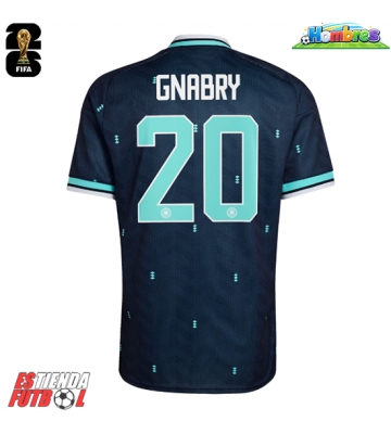Alemania Serge Gnabry #20 Segunda Equipación Mundial 2026 Manga Corta